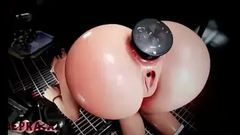 3D Anal Hole Gaping With Giant Dildo