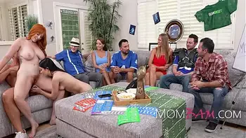 MILF Wives Try Orgy On Game Night