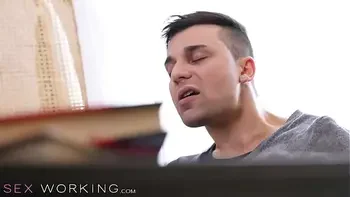 Big tits big ass redhead cam girl Atlanta Moreno romantic creampie with fan