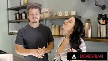 DEVILS FILM - Big Tiddies Payton Preslee Tests New Employee By Fucking Hard With Him