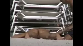 Exhibitionist Wife 42 Part 4 - MILF Heather Silk Flashing Shaved Pussy At Topless Beach Voyeur While Her Husband Films!!!