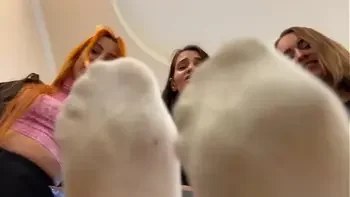 Sniff The Sweaty Asses, Pussies, Armpits and Socks Of Three Sweaty Girls - Triple POV Smelling Femdom