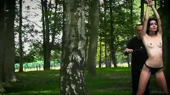 Hot submissive babe gets hard fuck and spanking in bdsm porn ends with cum swallow