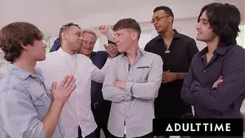 ADULT TIME - Bachelor Party ACCIDENTALLY GANGBANG BUKKAKES The Best Man's Stripper GF Kitana Montana