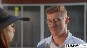 TUSHY Spoiled brat Sophia has intense anal orgasm