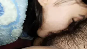 Mouthfucking my girlfriend after a long separation on New Year's Eve and cumming thrice - Lesbian Illusion Girls