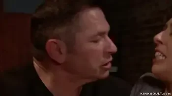 Bar owner fucks blonde inspector in bdsm