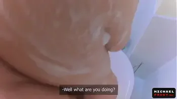 Step Sister Didn't Want To Leave The Bathroom And Got Fucked For It - POV - Family Fantasy