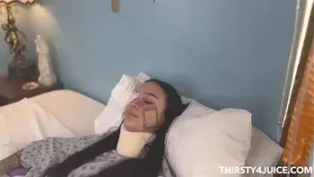 Nurse Freshie Juice uses Big Toys and Fists on Patient (full scene on Red)