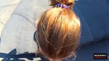 Cum in My Panties - Public OUTDOOR POV