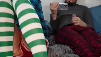 Stepsis watches porn with me!