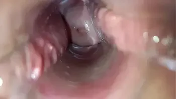Pulsating orgasm inside vagina