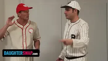 Cute StepDaughters Cecelia Taylor & Mazy Myers Get Naughty With A Baseball Bat - DaughterSwap