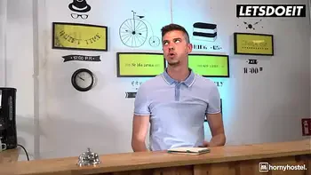 Big Ass Claudia Bavel Seduced By Big Dick Receptionist Into Hot Sex To Get Stretched Good In Her Lonely Pussy - HORNY HOSTEL