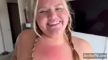 BBW GF risky video call JOI