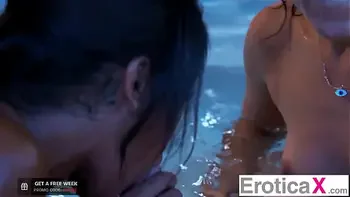 Sexy Flight Attendant Spitroasted By Bestie & Her BF - Adriana Maya, Nicole Bexley - EroticaX