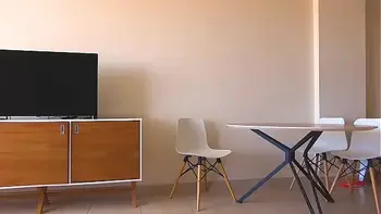 I spied how my stepmom cleaned sexy and fucked on the table