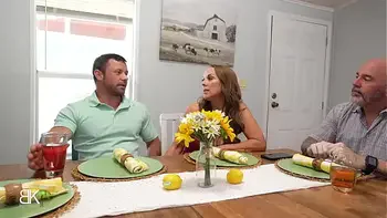 I Give My StepSon A Blowjob While my Clueless Husband Is Watching TV