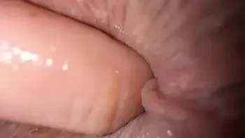 Close up ass fingering and dirty talk, anal masturbation orgasm