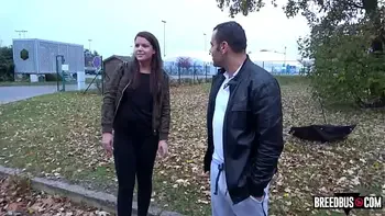 Tourist Street picked up and fucked while raining by BreedBus