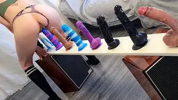 Choosing the Best of the Best! Doing a New Challenge Different Dildos Test (with Bright Orgasm at the end Of course)