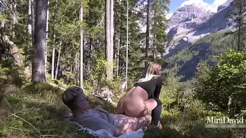Nature And Wild Fuck in Swiss Alps - MiraDavid