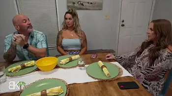 Stepdaughter Misty Meaner gets more than her phone when she sneaks into her step-parent's room