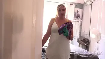 AuntJudys - Your Busty Stepmom Charlie helps you out with some JOI