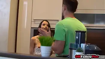 Teen stepsister Ohana Petite caught masturbating and got fucked by big cock stepbrother Jimmy Bud