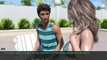 A Wife And StepMother (AWAM) #14b - Sunbath With Sam - Porn games, Adult games, 3d game