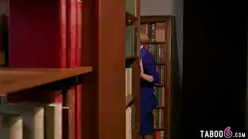 Double penetration of huge tits librarian MILF Dee Williams by two horny students