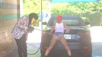 Jasamine Banks Gives Gibby The Clown The Car Wash Of His Life