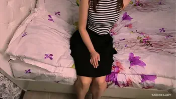 Forbidden Passion: Stepfather's Intimate Encounter with Daughter's Friend