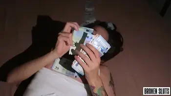 Desperate Student Attempts Crazy Cum Challenge - CASH 4 CUM