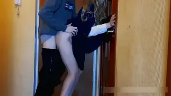 Hard fucking blonde student after class