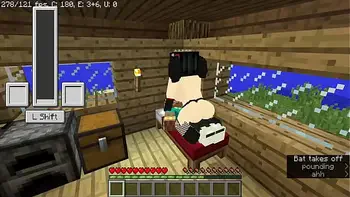 Steve comendo a gótica quadrada