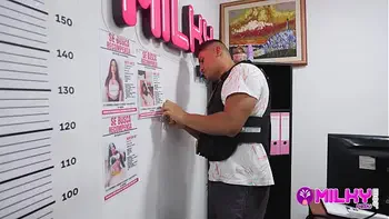 Kari Love is taken to the police station for having too much ass and will get her freedom by fucking the police officer.