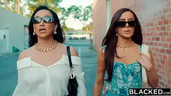 BLACKED Vanna & Little Dragon share a BBC in anal threesome