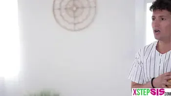 Baseball commentary from his huge boobs teen stepsister Rissa May