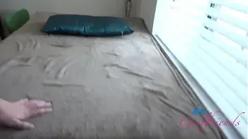 Super sweet student in uniform sucks on cock and rides it hard GFE with Melanie Marie