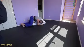 Jiu Jitsu lessons turn into DOMINANT SEX with coach Andy Savage