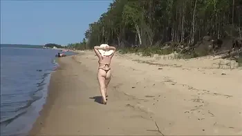 Your milf is on the beach