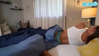 Hot Amateur College Girl Drains Her Step Brothers Cock