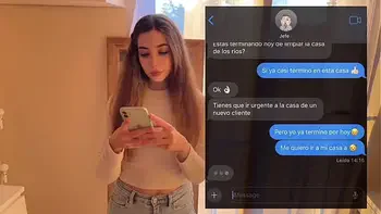 I'm going to clean a new client's house, I didn't want to go but my boss needed me, the client caught me by surprise and fucked my pussy very hard, he came inside me