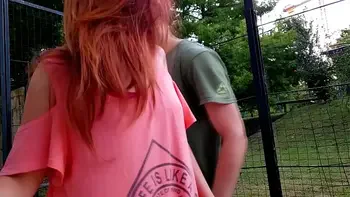 Deepthroat and rough sex in the park with my schoolmatev