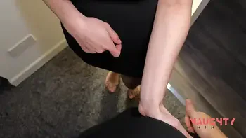 Caught my Friend's Step-Mom naked in the Bathroom