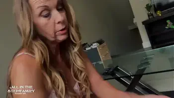 Big Ass MILF StepMom Sucks Cock And Gets Fucked! - 2of3