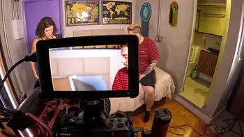 Bastidores do porno com uma gostosa