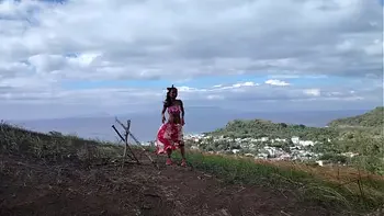 Sex with old hairy monster cock perv in the ocean and on the mountain