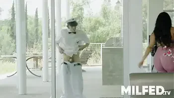 Husband Catches Me Fucking his Wife & I Cum on Him by Mistake